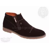 Зимние мужские замшевые ботинки Гром-2 черный