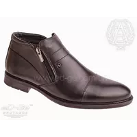 Мужские зимние кожаные туфли Линкольн-4 черный