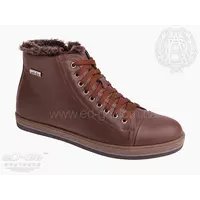 Мужские зимние кожаные ботинки Reform коричневый